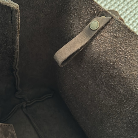 Portland leather goods large tote, true unicorn color groupie gray. 🦄 - Picture 7 of 15